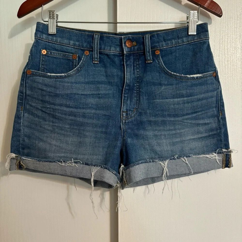Madewell high-rise denim shorts